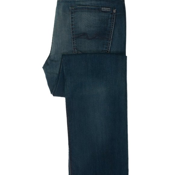 7 For All Mankind Medium Wash Bootcut Jeans - Picture 1 of 5
